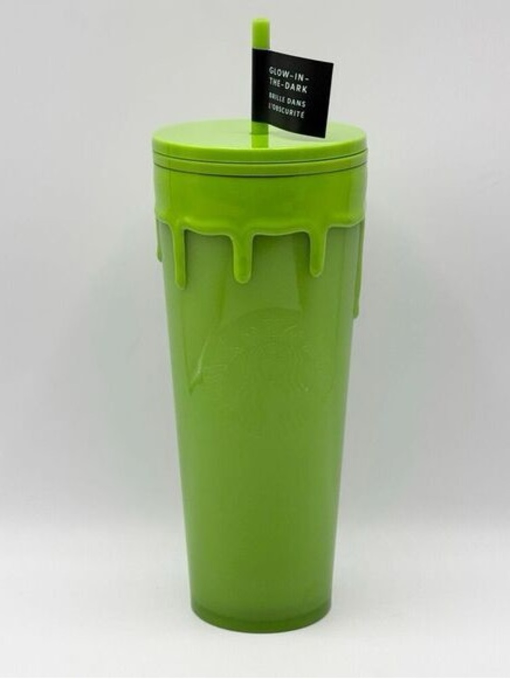 Starbucks Neon Green Drip Tumbler - Glow-in-the-Dark Travel Cup